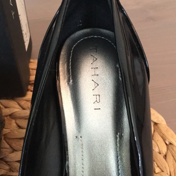 Tahari black heels! 3.5” - Picture 4 of 8